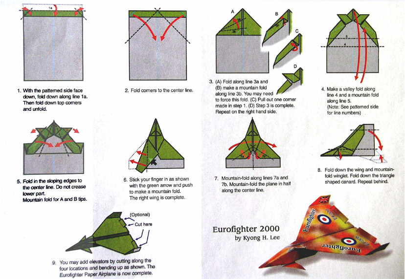 << Back to Gallery Page<< Eurofighter 2000 Folding Instructions